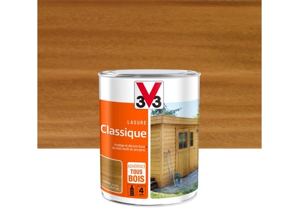 Lasure V33 Classique 4 ans chêne doré satiné 1 L