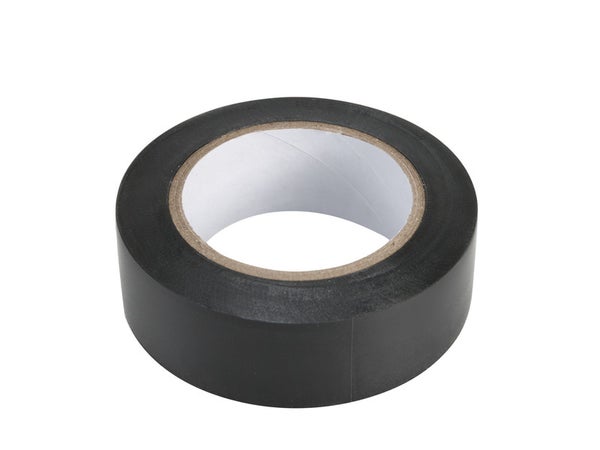 Ruban adhésif, L.10 m x L.19 mm noir