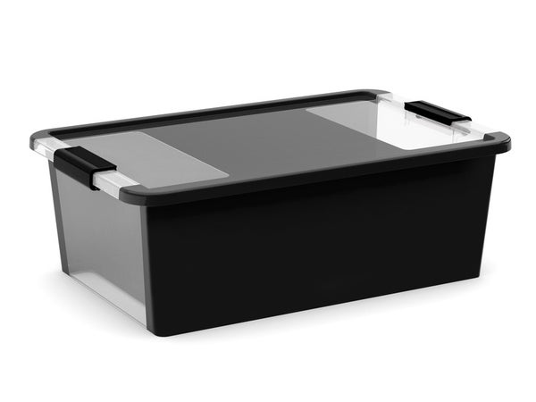  Boîte Kis Plastique Noir L.55 X P.35 X H.19 Cm Cm