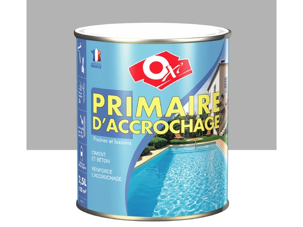 Primaire Piscine Et Bassin Extérieur Oxytol, Gris, 2.5 L