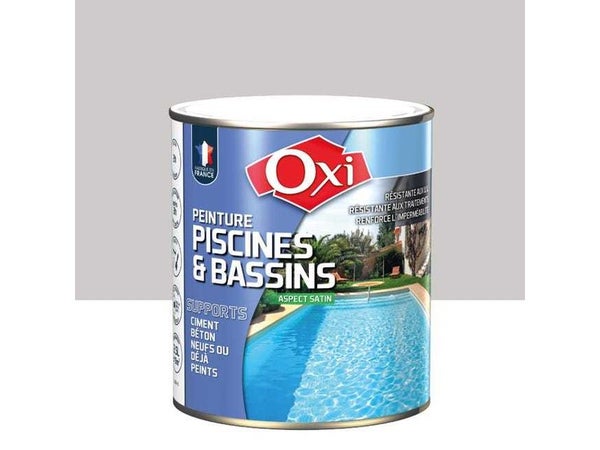 Peinture Piscine Et Bassin Extérieur Oxytol, Gris, 2.5 L
