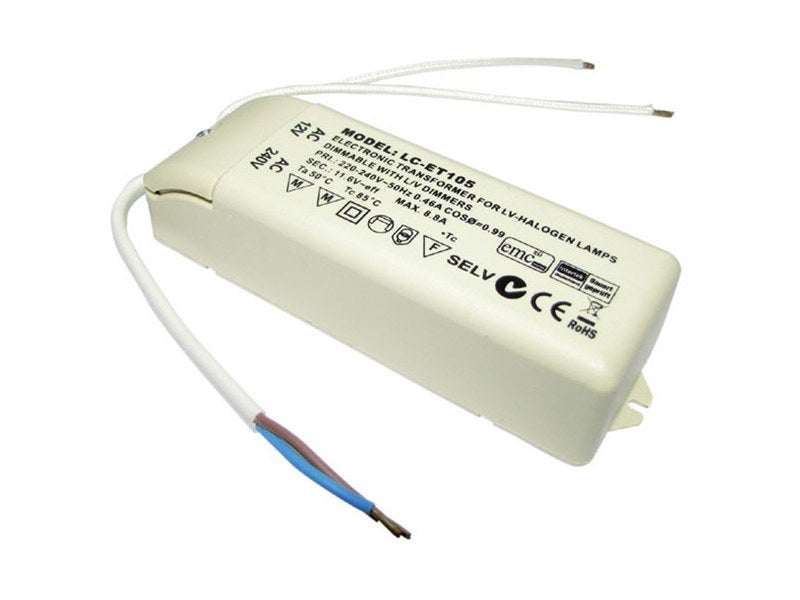 Transformateur électronique 60W / 12VAC (courant alternatif) 