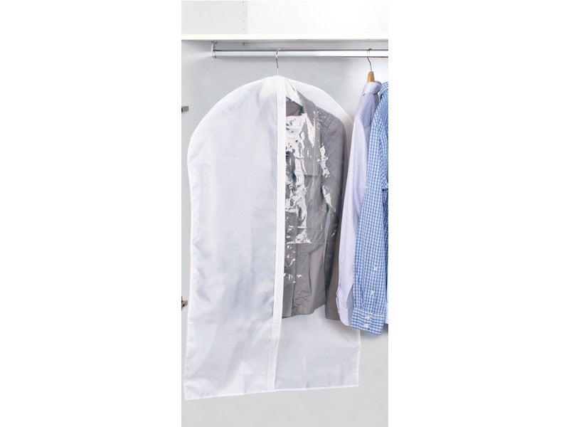 Housse courte vêtements blanche Snow l.60 x H. 92 cm