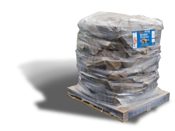 Bois bûches hêtre-chêne-charme-frêne, WOODSTOCK, 1.3 m³ L. 40 cm