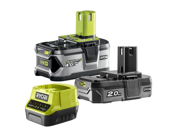 Lot Chargeur Et Deux Batteries 2-4 Ah Ryobi Rc18120-242