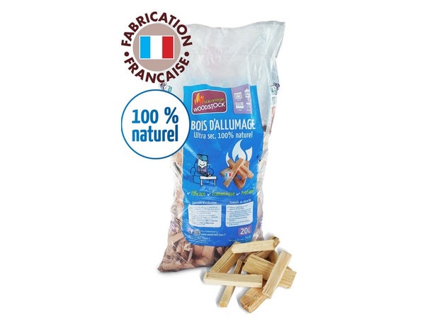 Pack] Bois d'allumage Bois d'allumage Pin 50 kg Bois d'allumage