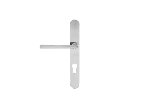 2 poignées de porte Louna condamnation/décondamnation INSPIRE, aluminium,  165 mm