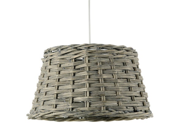 Suspension, E27 Campagne Bocage Saule Gris 1 X 52 W Mathias