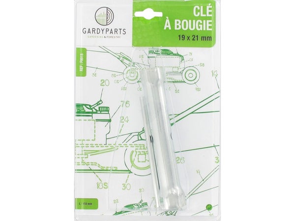 Clé À Bougie D'Allumage À Tube. Dimensions: 19 X 21Mm, L: 150Mm