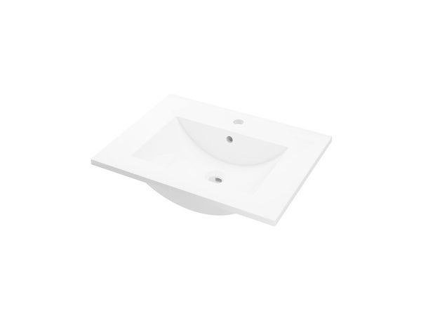Plan Vasque Simple Essential Blanc L.61 X P.46 Cm