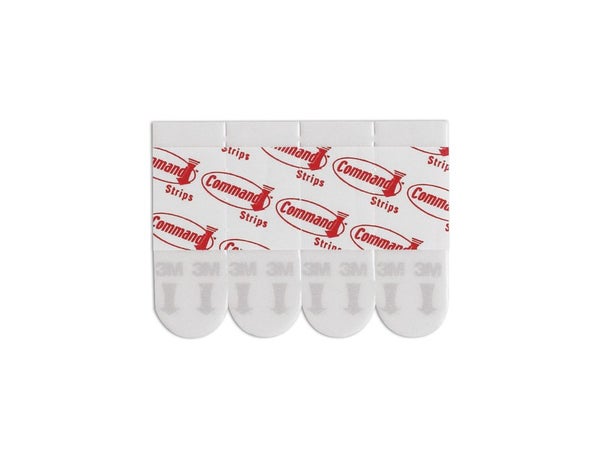 Lot de 8 languettes adhésives Anti mouvement COMMAND blanc