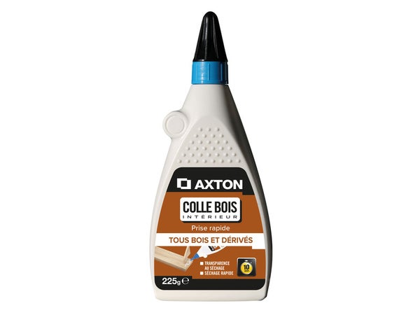 Colle à bois rapide, AXTON, 225 g