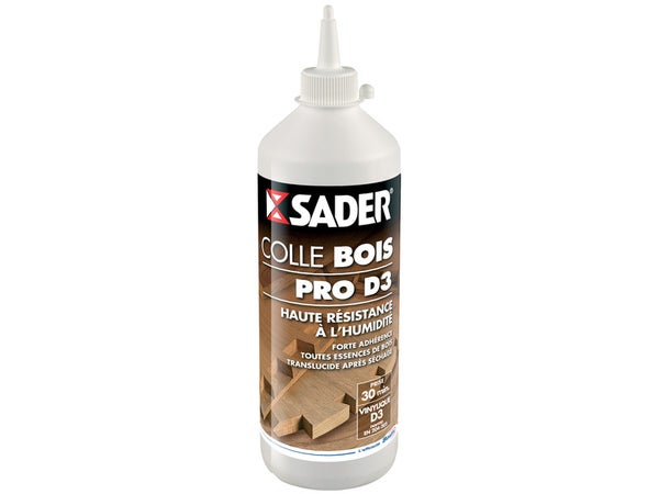 Colle À Bois Progressive Pro D3 Sader, 750 G