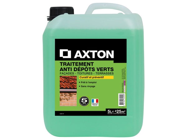 Traitement Anti-Dépots Verts Façade Axton, 5L