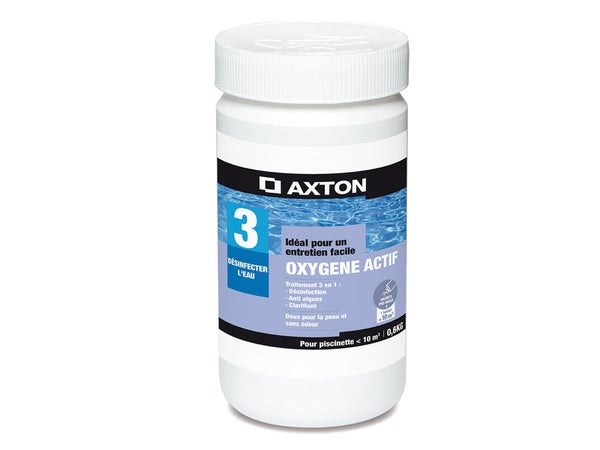 Kit d'entretien piscine enfant AXTON, granulé 0.6 kg