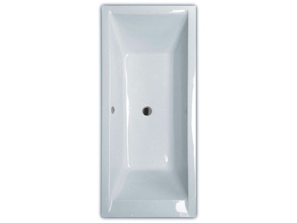 Baignoire rectangulaire L.180x l.80 cm, Brise