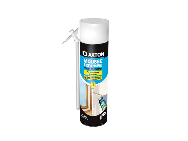 Mousse expansive, AXTON, 500 ml blanc