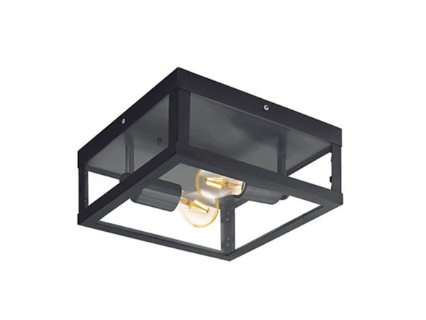 Applique Extérieure E27 Max 60W Noir Alamonte Double Eglo