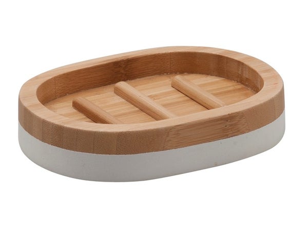 Porte-savon James, blanc-blanc 0