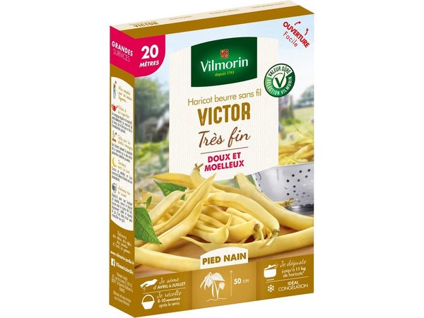 Graine haricot victor VILMORIN 121 g