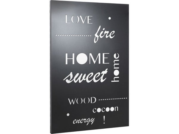 Plaque de protection murale noir sable EQUATION Home, l.80 cm x H.120 cm