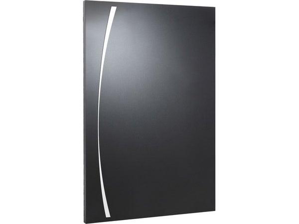 Plaque de protection murale noir sable EQUATION Eclipse 2, l.80 cm x H.120 cm