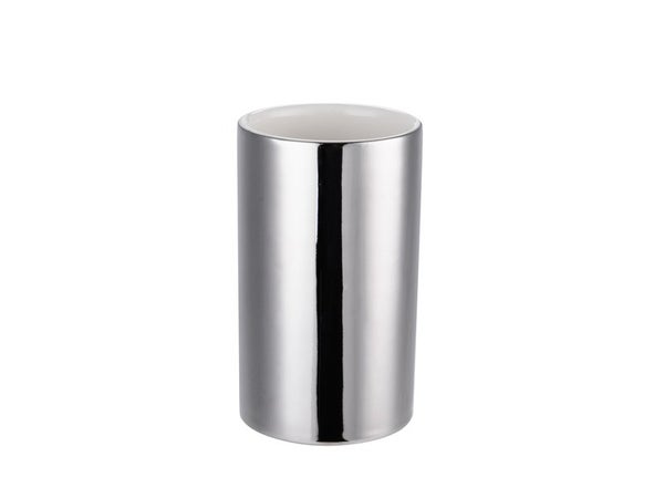 Gobelet céramique Essential, chrome