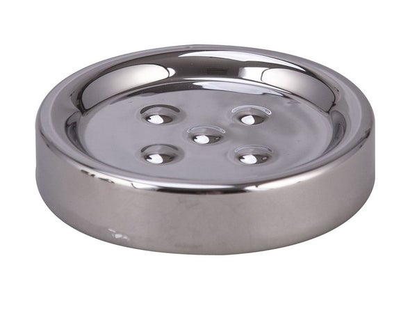 Porte-savon céramique Essential, chrome Essential