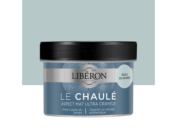 Peinture Meuble Et Boiserie Effet Chaulé Liberon Bleu Du Nord Chaulé Mat 250 Ml