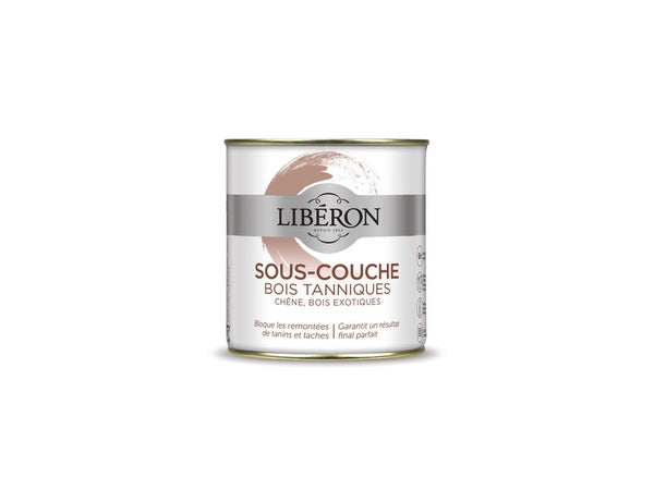 Primaire, Bois Tannique, Liberon, Blanc 0.5 L