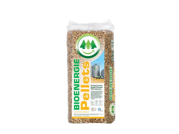 Granulés de bois en sac, BIONENERGIE 15 kg