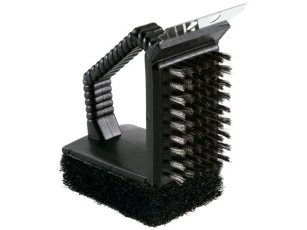 Brosse multifonction pour barbecue en abs noir