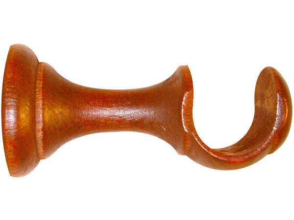 Support Tringle À Rideau, 28 Mm Merisier Verni Inspire