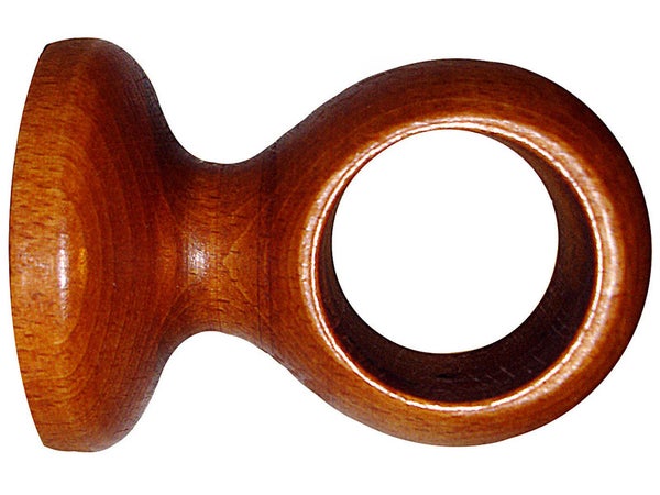 Support Tringle À Rideau, 28 Mm Merisier Verni Inspire