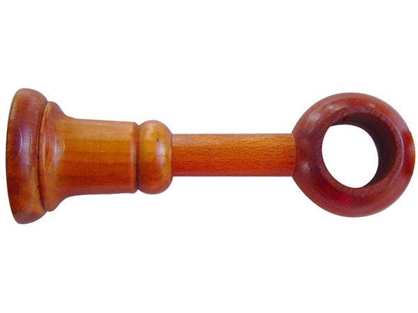 Support Tringle À Rideau, 28 Mm Merisier Verni Inspire