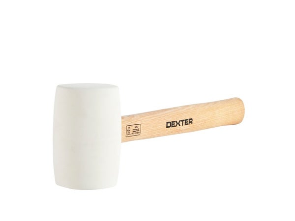 Maillet De Carreleur Caoutchouc Blanc, 0,45 Kg Dexter