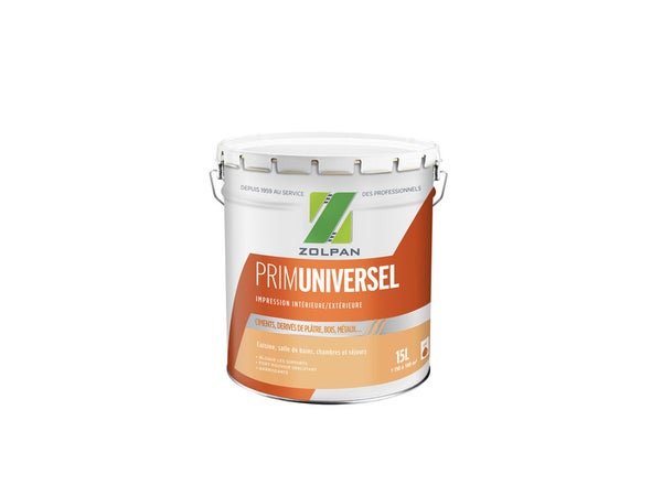 Sous-Couche Universelle  Zolpan, 15 L, Blanc