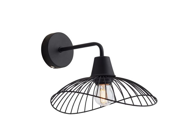 Applique, Design Métal Noir Seynave Kasteli 1 Lumière(S)