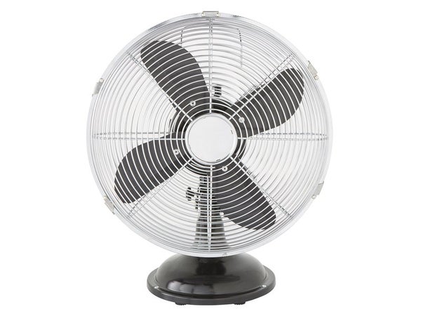 Mini ventilateur de table, EQUATION, Lara gris 15 W, D10 cm