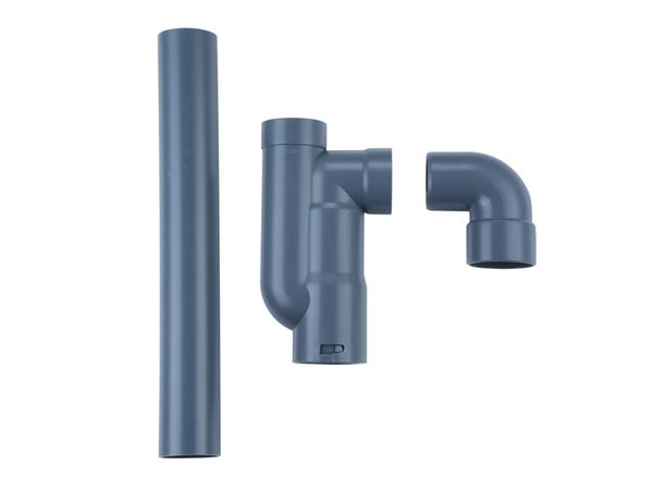 Siphon Vertical Pour Lavabo Polypropylène, Diam.40 Mm
