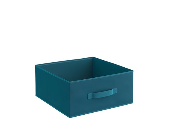 Panier M Polyester Spaceo Kub Bleu H.15 X L.31 X P.31 Cm