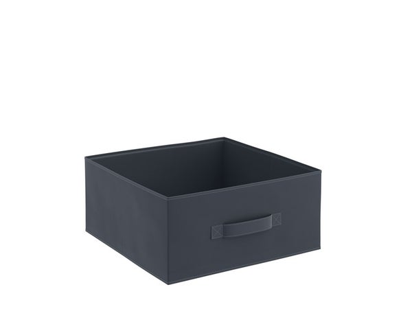 Panier M Polyester Spaceo Kub Noir H.15 X L.31 X P.15 Cm