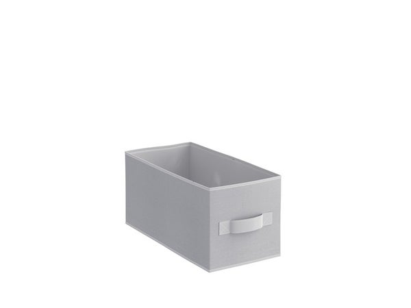 Panier S Polyester Spaceo Kub Gris H.15 X L.15 X P.15 Cm