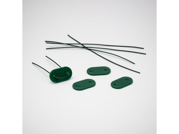 Lot de 26 attaches universel pour canisse, NATERIAL, vert