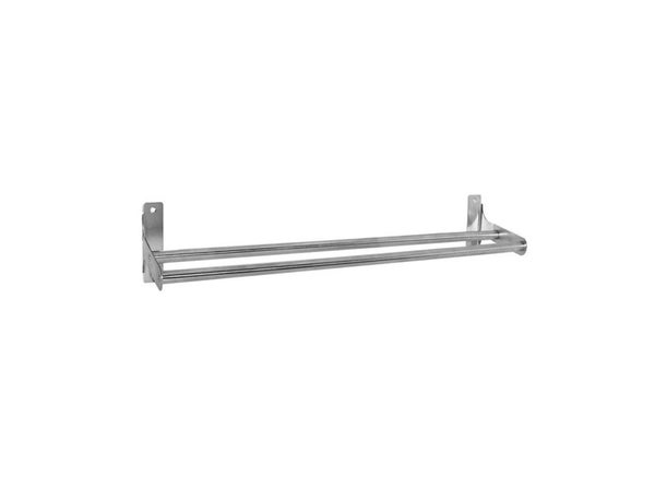 Porte-serviettes 2 barres fixes Loft chrome brosse