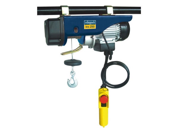 Palan Électrique Scheppach Hrs 250, 12 Mètres, 250 Kg