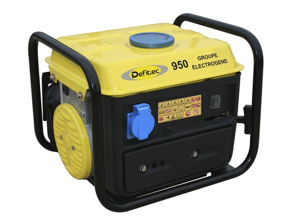 Groupe électrogène essence de chantier DEFITEC Def 950, 650 watts