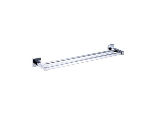 Porte-Serviettes 2 Barres fixes QUADDRO chrome