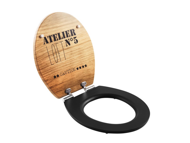 Abattant wc déclipsable avec frein de chute sales