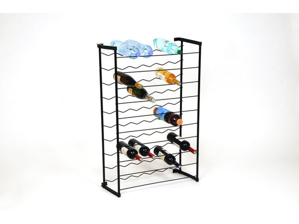 Etagère plastique noir 5 tablettes Links L.120 x H.182 x P.45 cm